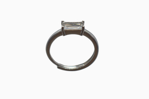 Ameya अमेय | Bergkristall | Ring | Silber | Rhodiniert